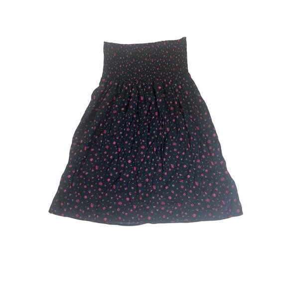 The Nines By Hatch Smoked Maternity Black Floral Skirt - Medium - Picture 3 of 11